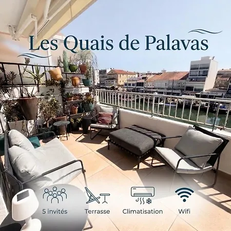 Apartment Les Quais De Palavas, Terrace & Air Conditioning Palavas-les-Flots